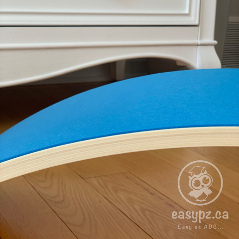 Planche d'équilibre avec feutre