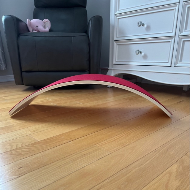 Planche d'équilibre avec feutre